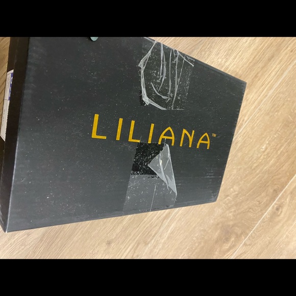 NWT black braided lace up heel sandals - Picture 7 of 7